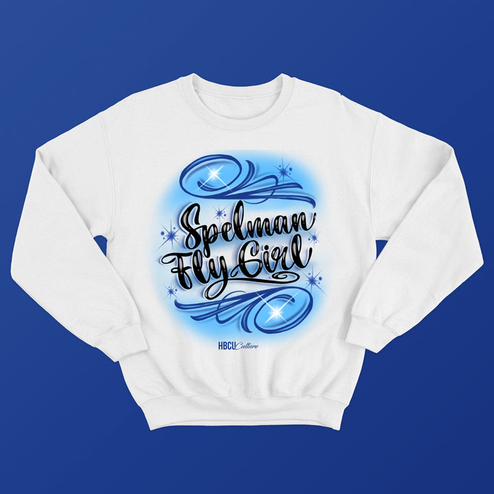 Spelman Fly GIrl Crewneck Sweatshirt